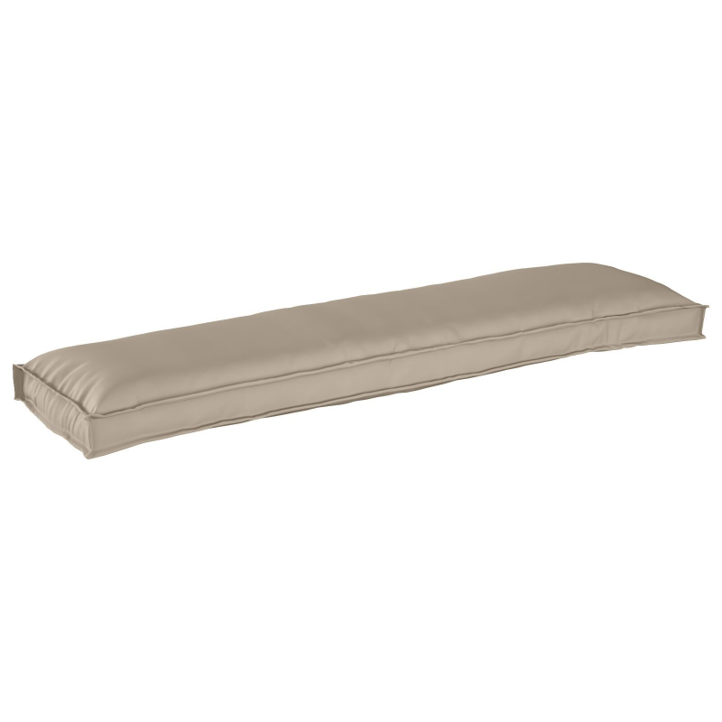 Palettenkissen für Bank 2 Teile Taupe 150x40x8 cm Oxford-Stoff