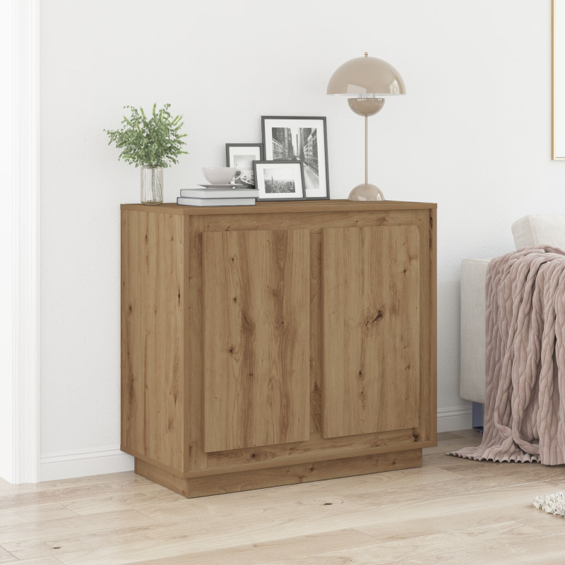 Sideboard Artisan Eiche 80x34x75 cm Ingenieure Holz