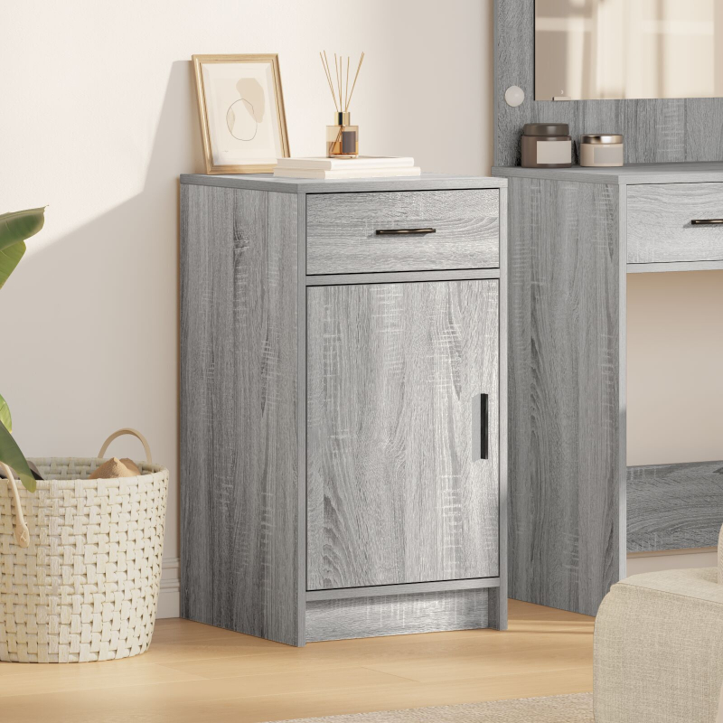 Sideboard Grau Sonoma 40x41x75 cm Holzwerkstoff