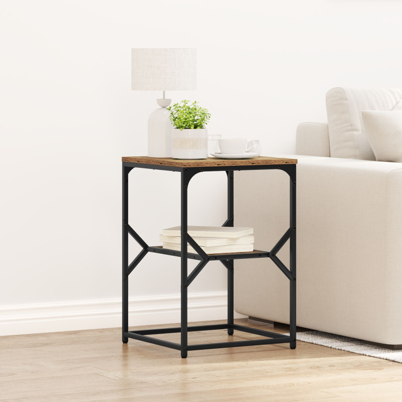 Beistelltisch Alteiche 41x40x60 cm Holzwerkstoff