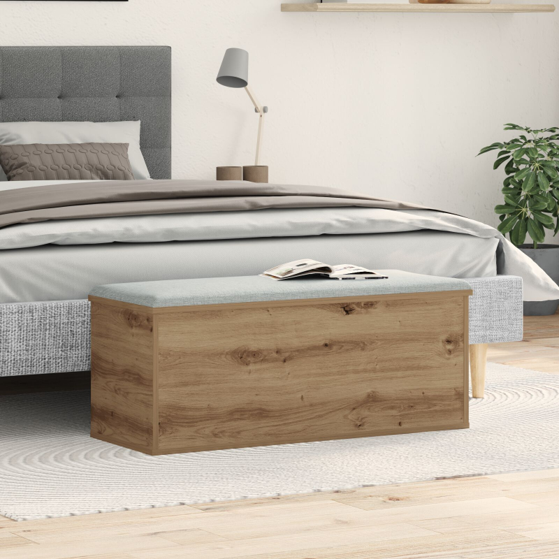 Aufbewahrungskiste Artisan Eiche 90x35x35 cm Holzwerkstoff