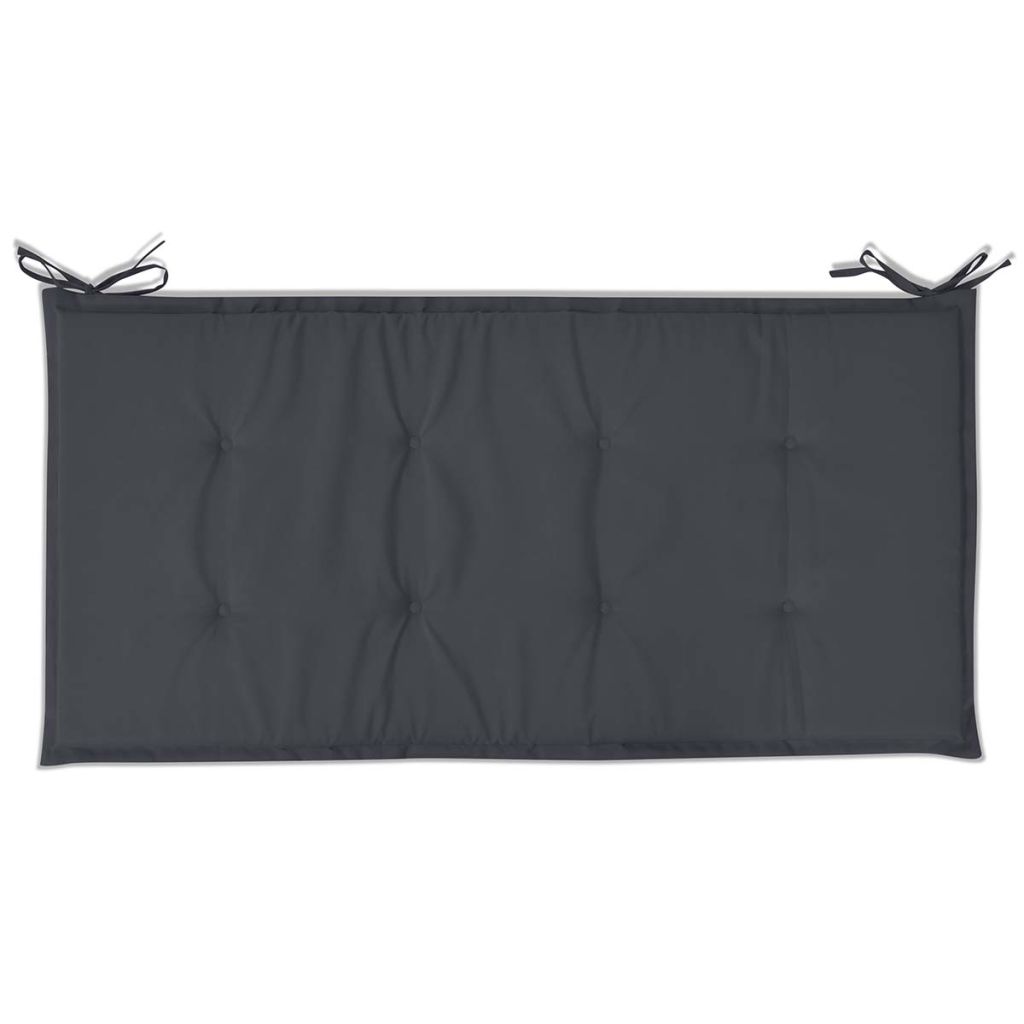 Gartenbank-Auflage Anthrazit 100x50x4 cm Oxford-Gewebe