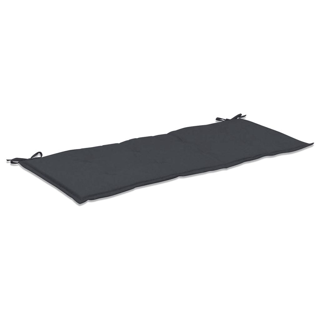 Gartenbank-Auflage Anthrazit 120x50x4 cm Oxford-Gewebe