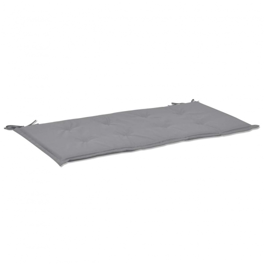 Gartenbank-Auflage Grau 100x50x4 cm Oxford-Gewebe