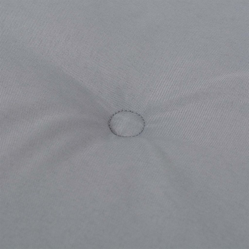 Gartenbank-Auflage Grau 100x50x4 cm Oxford-Gewebe