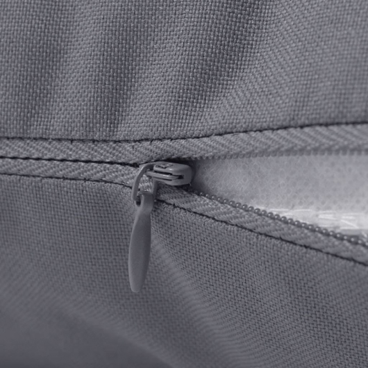 Gartenkissen 2 Stk. 60 x 40 cm Grau