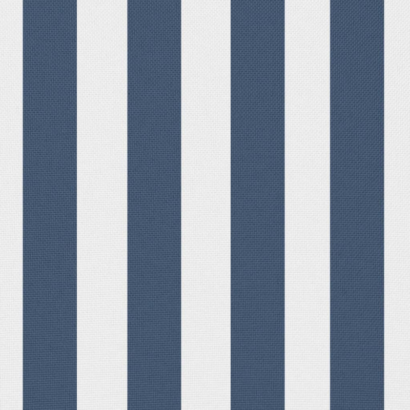 Gartenkissen 2 Stk. Streifenmuster 45 x 45 cm Marineblau