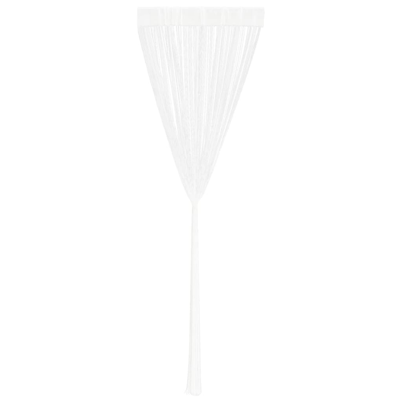 Fadenvorhang 2 Stk.100 x 250 cm Weiß