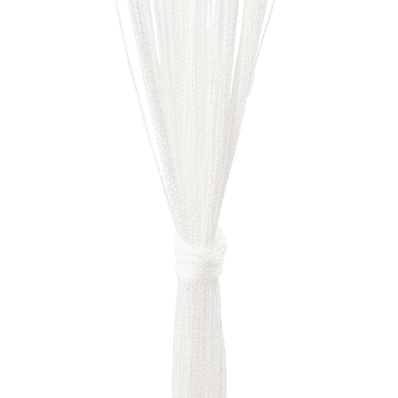 Fadenvorhang 2 Stk.100 x 250 cm Weiß