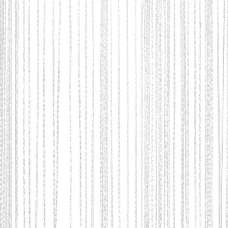 Fadenvorhang 2 Stk.100 x 250 cm Weiß