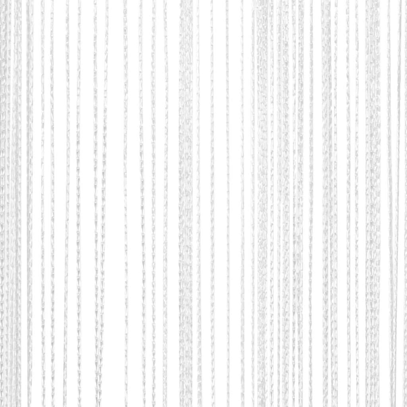 Fadenvorhänge 2 Stk. 140 x 250 cm Weiß