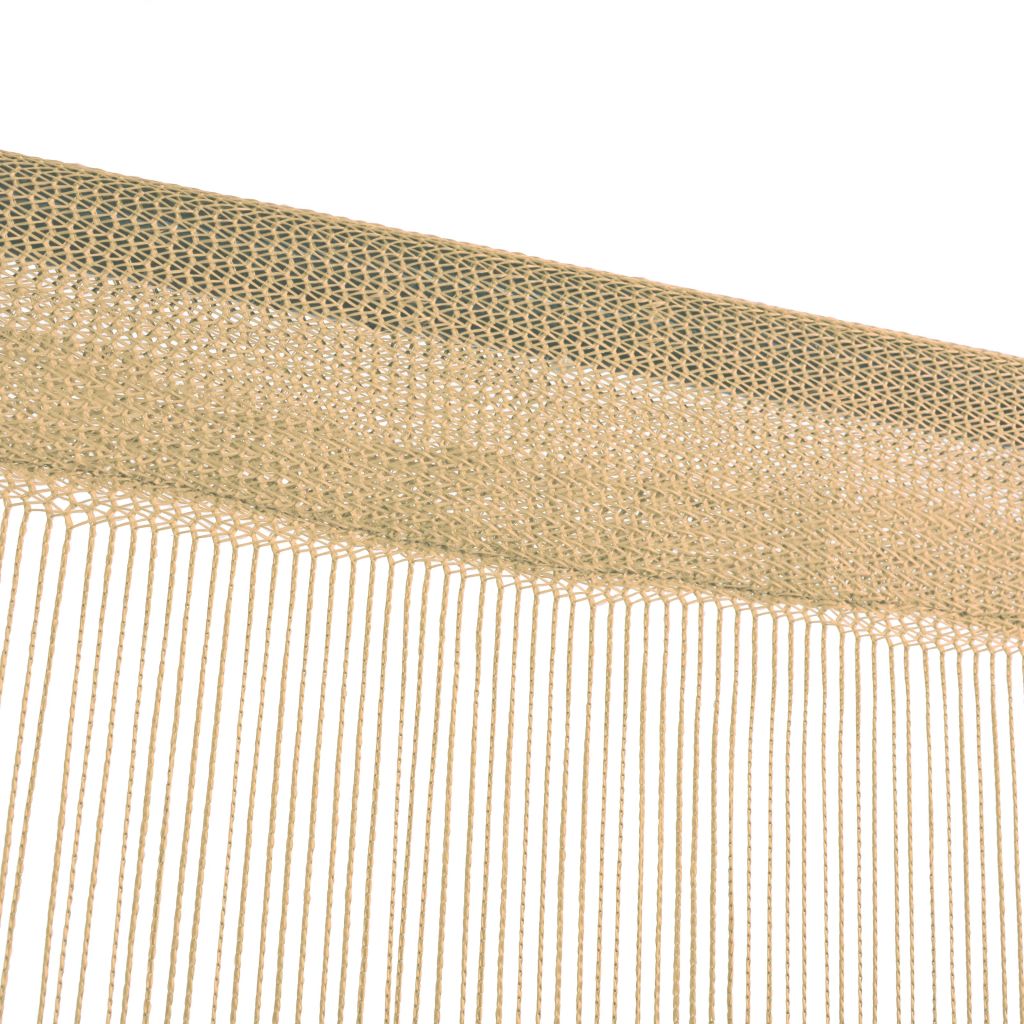 Fadenvorhänge 2 Stk. 100 x 250 cm Beige