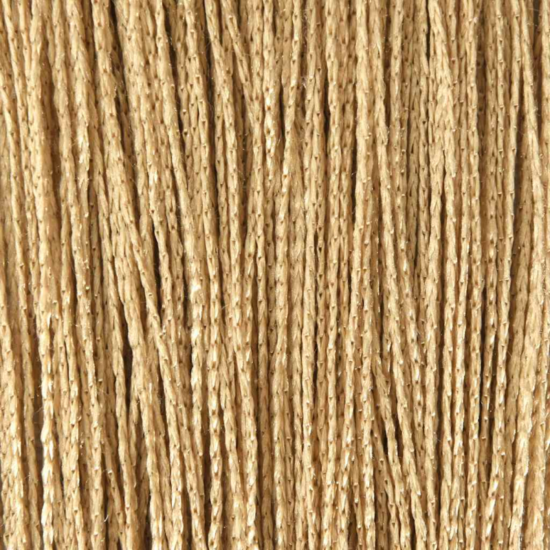 Fadenvorhänge 2 Stk. 140 x 250 cm Beige