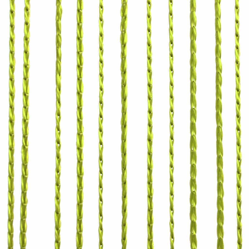 Fadenvorhänge 2 Stk. 140 x 250 cm Grün