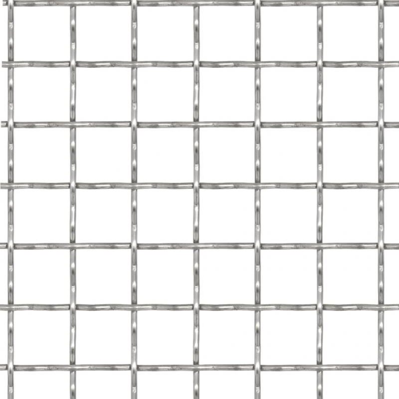 Wellengitter Edelstahl 100x85 cm 21x21x2,5 mm