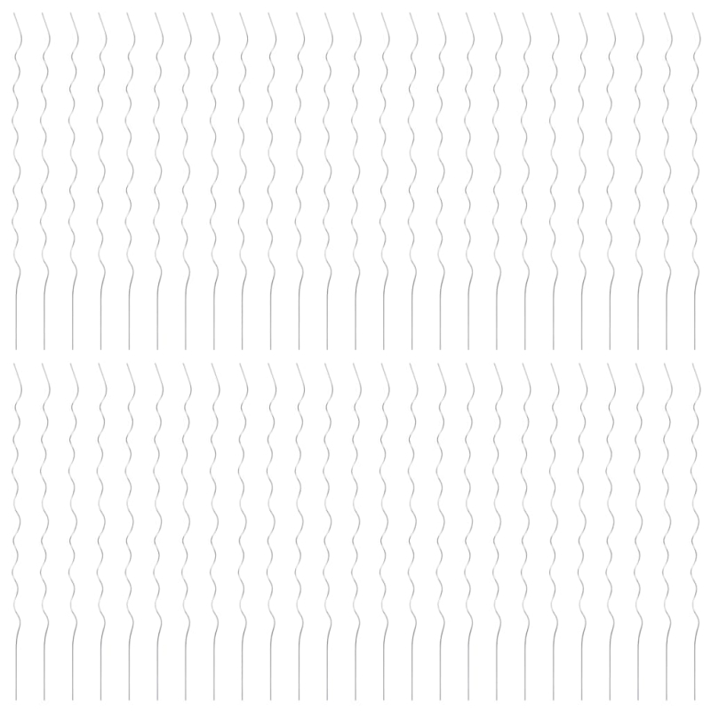 Tomaten-Spiralstäbe 50 Stk. 170 cm Verzinkter Stahl