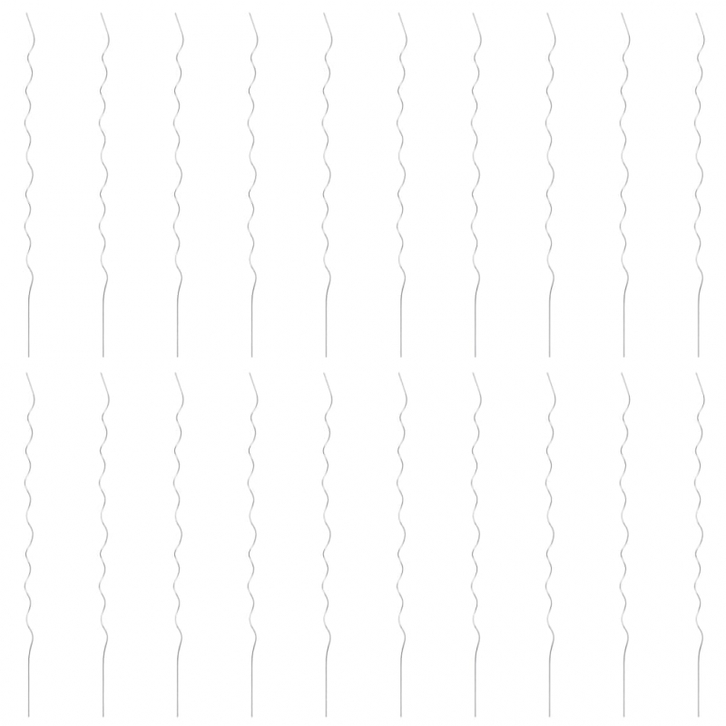 Tomaten-Spiralstäbe 20 Stk. 170 cm Verzinkter Stahl