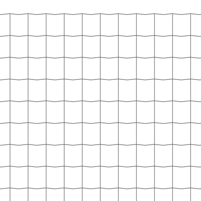 Eurozaun Stahl 10 x 1,5 m Grau