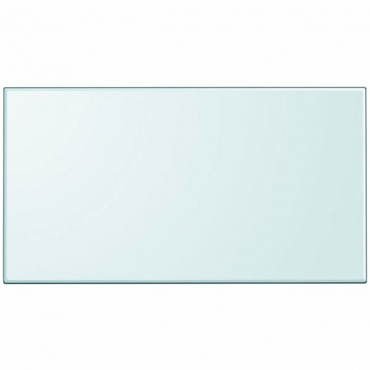 Tischplatte aus gehärtetem Glas rechteckig 1200x650 mm