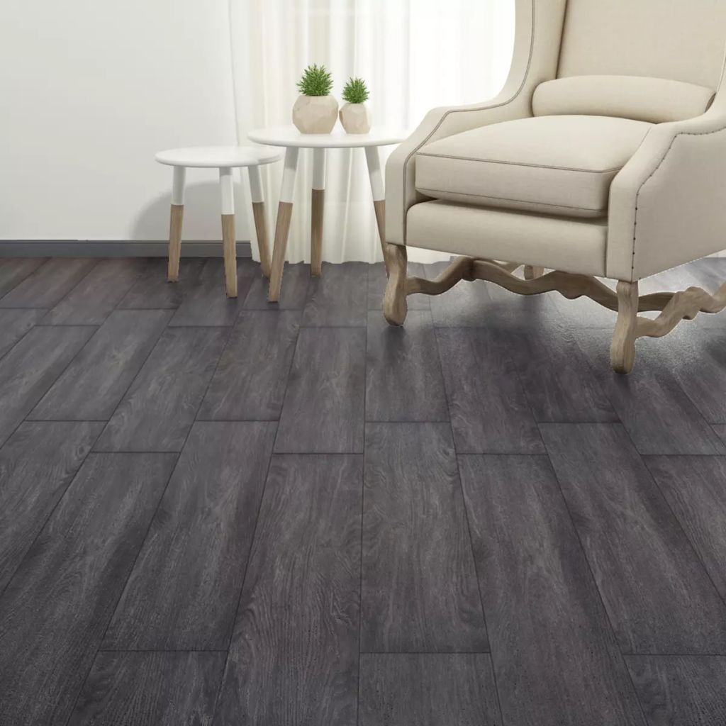 PVC-Fliesen Nicht Selbstklebend 5,26 m² 2 mm Schwarz und Weiß