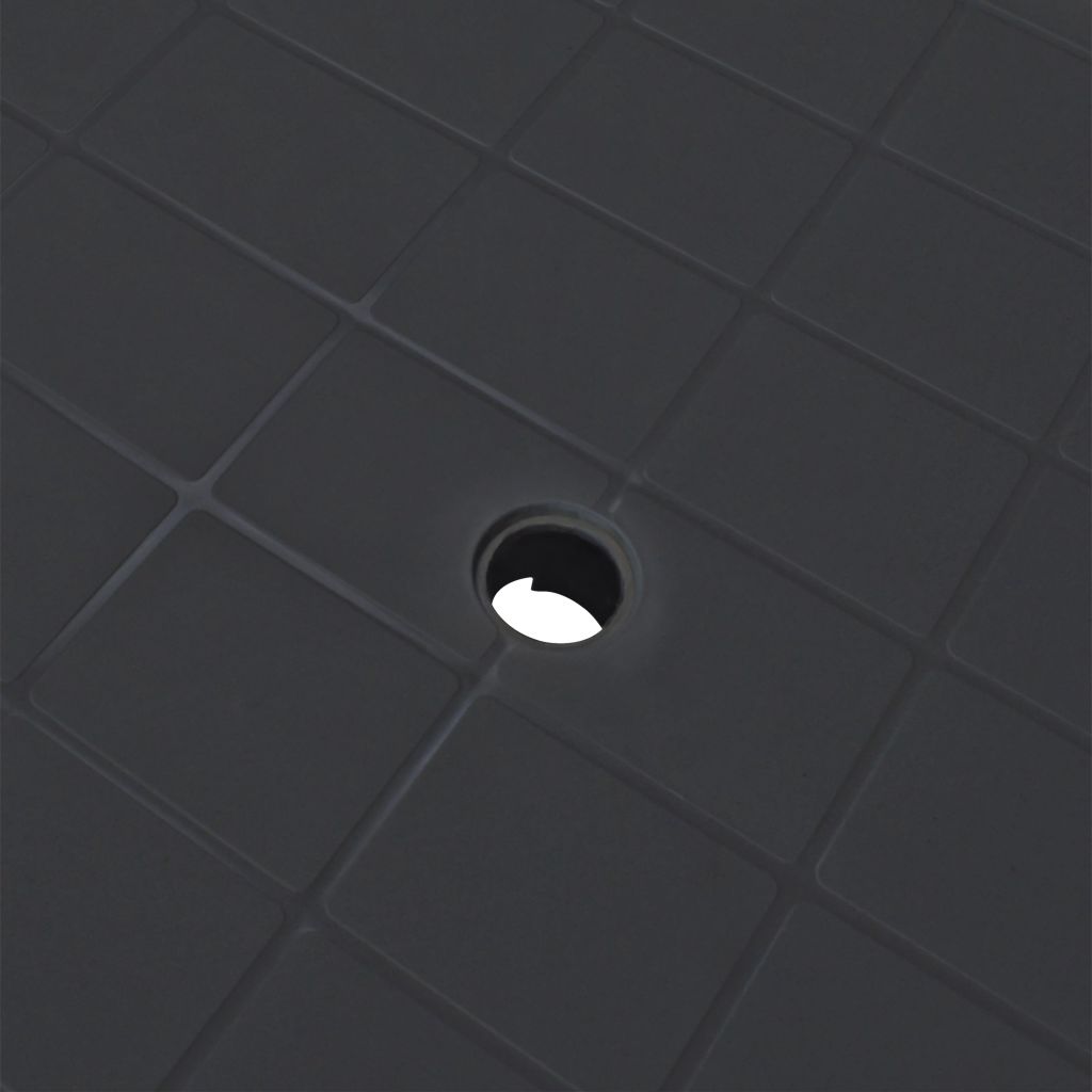 Gartentisch Anthrazit 101x68x72 cm Kunststoff