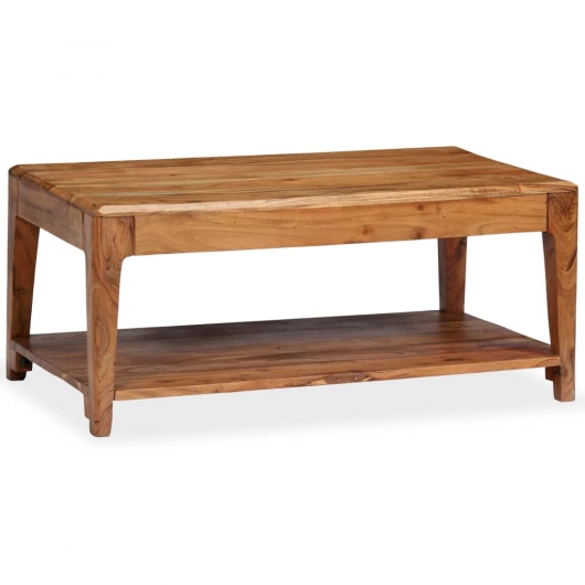 Couchtisch Massivholz 88x50x38 cm