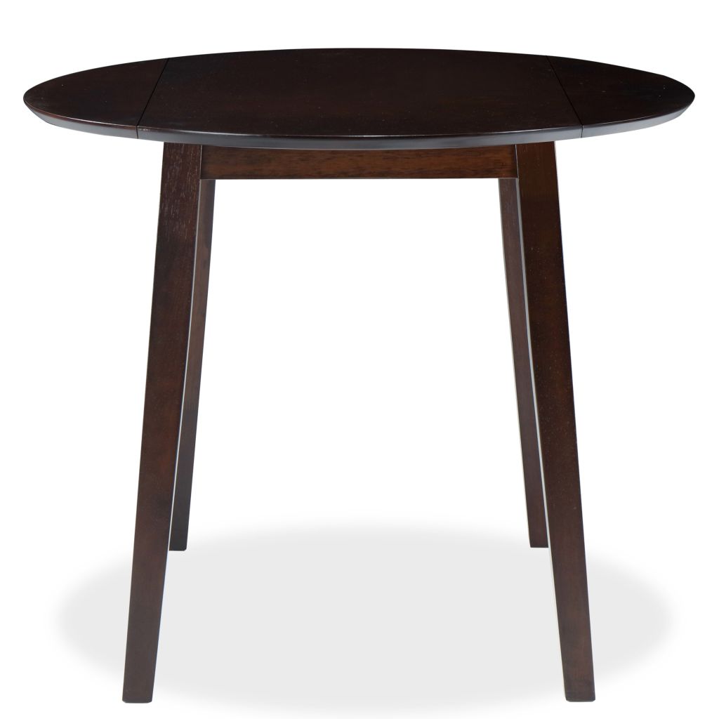 Esstisch Klappbar Rund MDF Braun