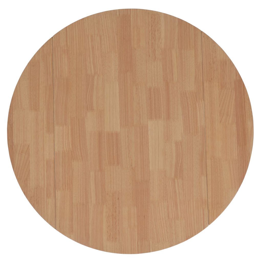 Esstisch Klappbar Rund MDF Weiß