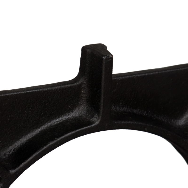 Couchtisch-Beine 2 Stk. O-Gestell Gusseisen