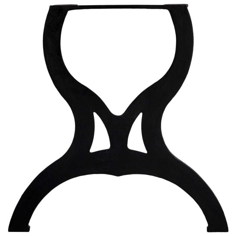 Esstisch-Beine 2 Stk. X-Gestell Gusseisen