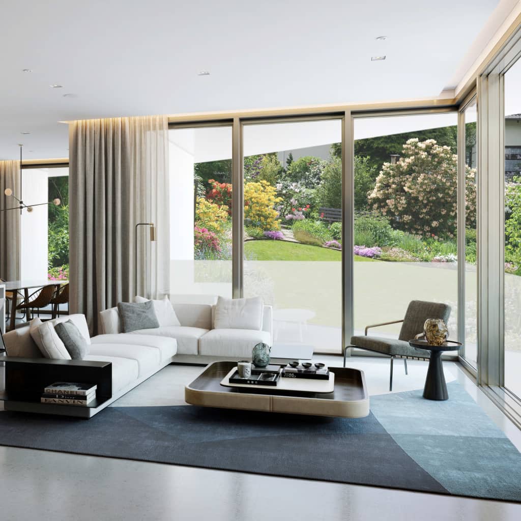 Fensterfolie Matt Grau 0,9x50 m PVC