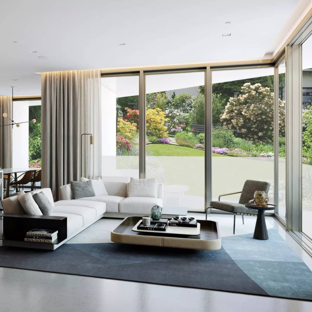 Fensterfolie Matt Grau 0,9x100 m PVC