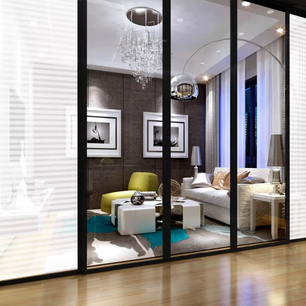 Fensterfolie Matt Streifen-Design 0,9x5 m PVC