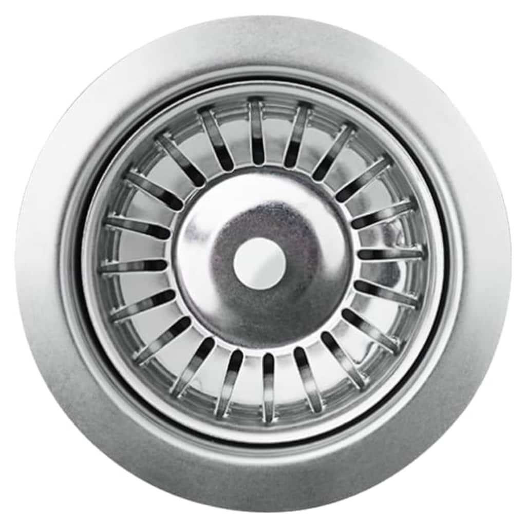 Granitspüle Einzelbecken Rund Grau