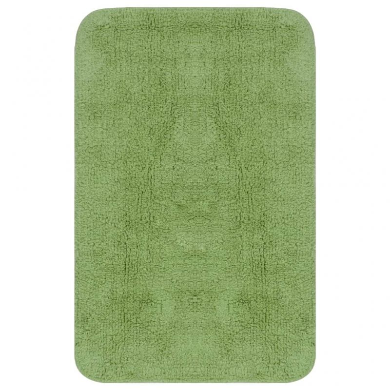 Badematten-Set 2-tlg. Stoff Grün