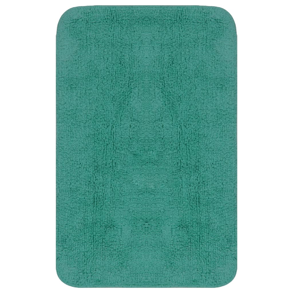 Badematten-Set 2-tlg. Stoff Türkis