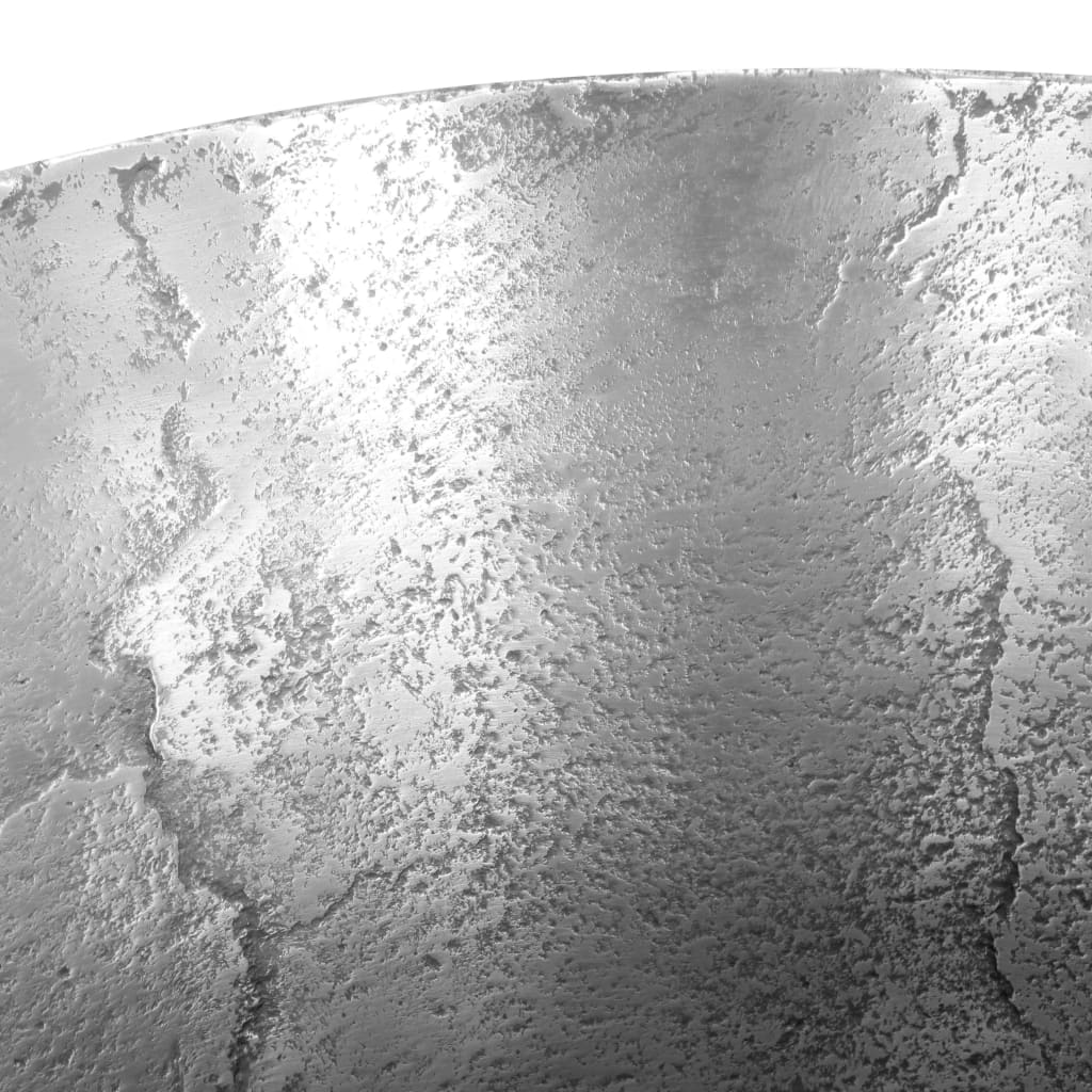 Sektkühler Vollaluminium 39 x 29 x 71 cm Silbern