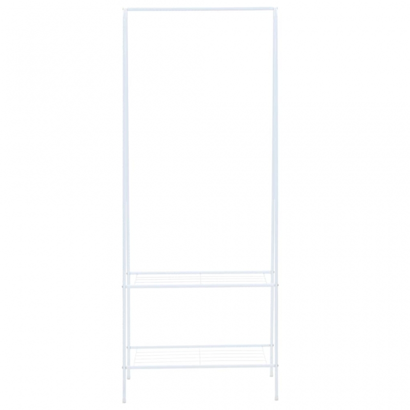 Kleiderständer 59 x 35 x 150 cm Weiß