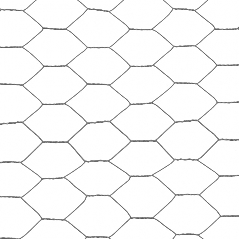 Drahtzaun Stahl mit PVC-Beschichtung 25x1,2 m Grau