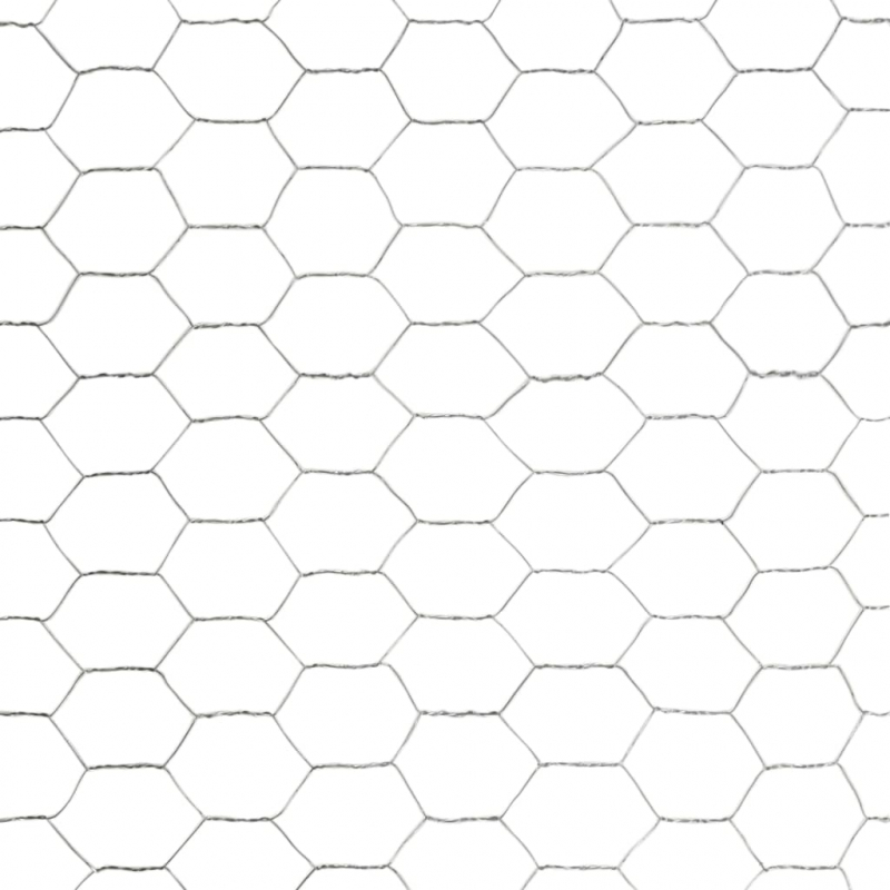 Drahtzaun Verzinkter Stahl 25x1,5 m Silbern