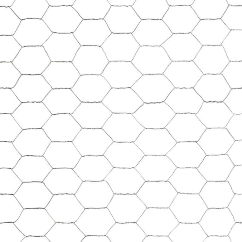 Drahtzaun Verzinkter Stahl 25x1,5 m Silbern