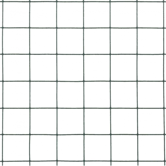 Drahtzaun Stahl mit PVC-Beschichtung 25x0,5 m Grün