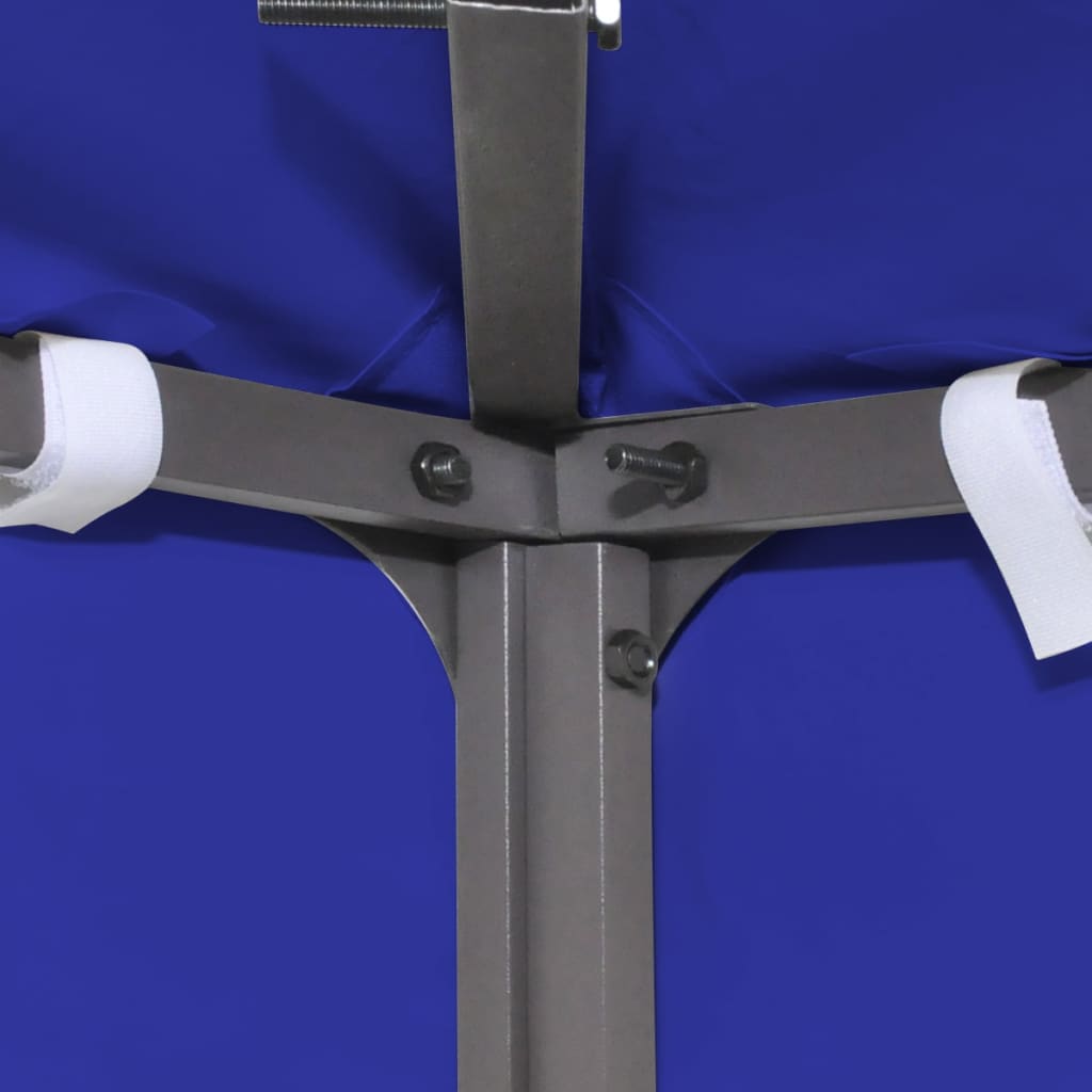 Pavillon-Dachplane mit Kaminabzug 310 g/m² 4x3 m Blau