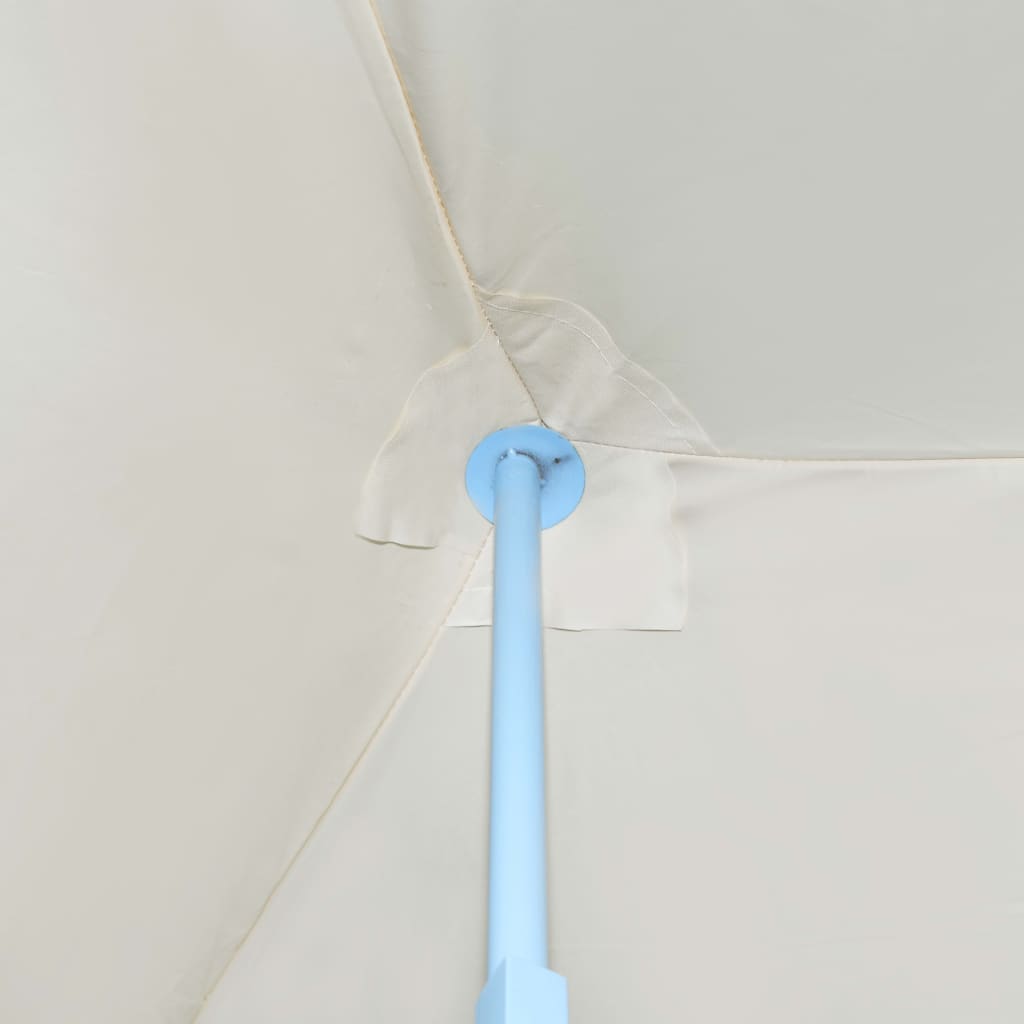 Faltzelt Partyzelt Pop-Up mit 5 Seitenwänden 3x9 m Creme