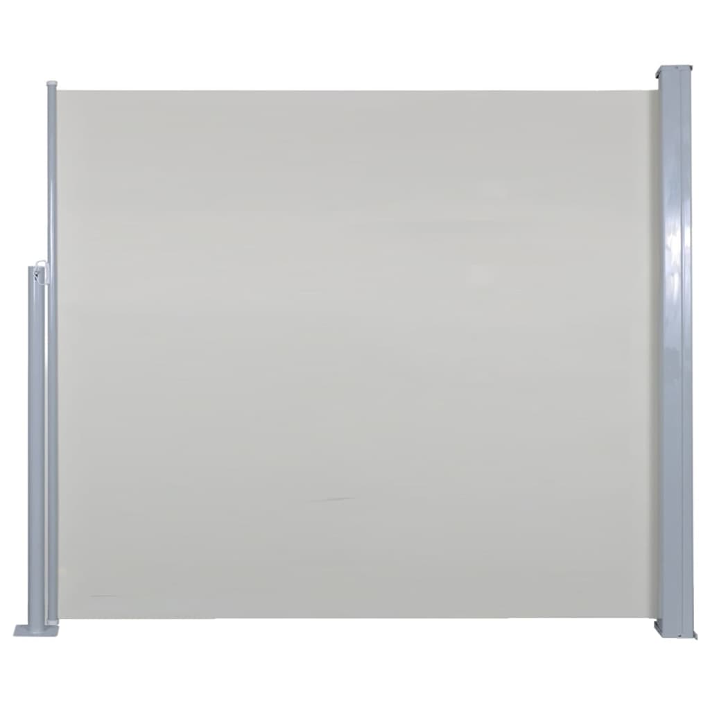 Ausziehbare Seitenmarkise 120x300 cm Creme