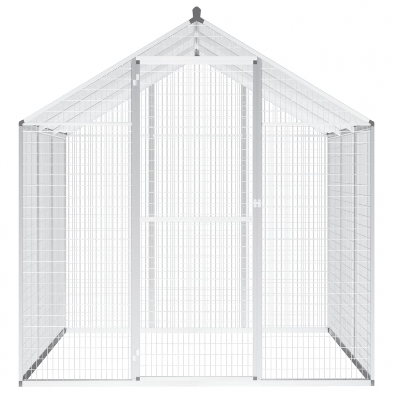 Außenvoliere Aluminium 183x178x194 cm