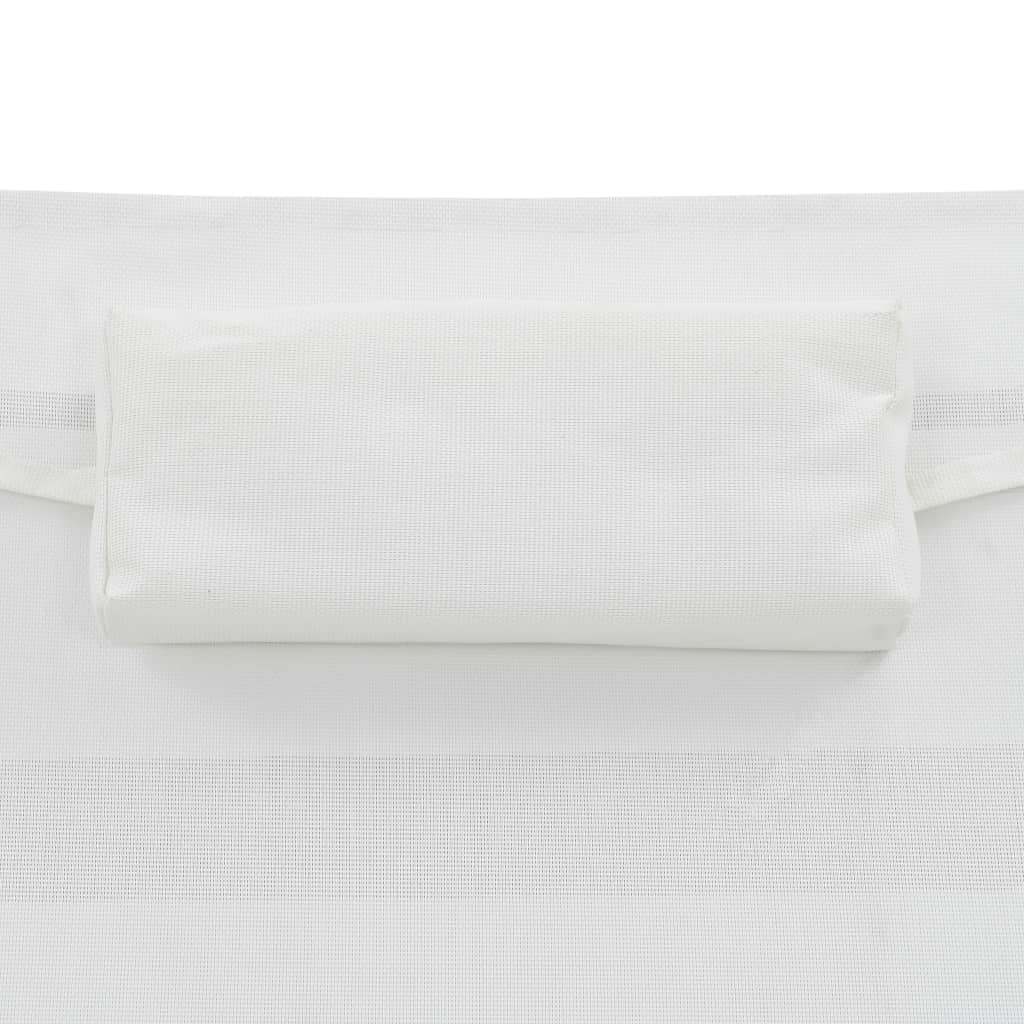 Sonnenliege mit Kissen Poly-Rattan Schwarz