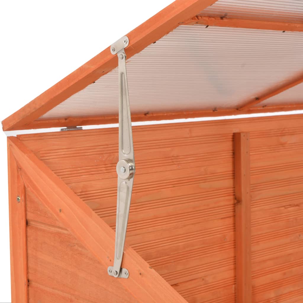 Frühbeet Holz 180x57x62 cm