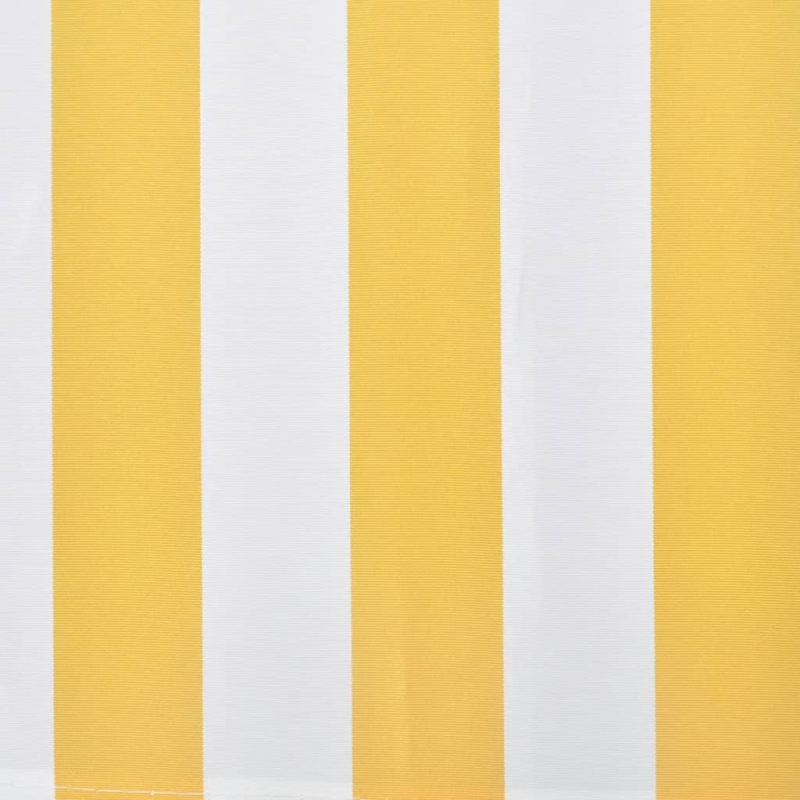 Gelenkarmmarkise Handbetrieben 300 cm Gelb/Weiß