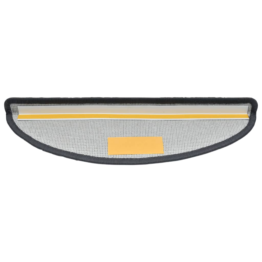 15 Stk. Treppenmatten Dunkelgrau 56 x 17 x 3 cm